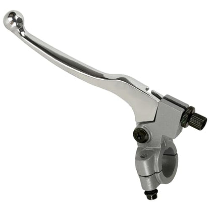 HIAORS Silver Brake Clutch Handle Lever for CT100U CC100X Mini Trail Bike 98cc 3HP 196cc 200cc Extreme Mini Bike 22mm 7/8" Handler bar Parts - color: Silver