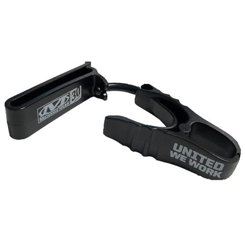 Mechanix Wear: Belt Glove Clips – Nonconductive Material, Detachable, Anti-Snap Design for Safety, Glove Clips for Construction, Electrical, Tactical, and Utility Work (Black) - color: Black