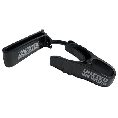 Mechanix Wear: Belt Glove Clips – Nonconductive Material, Detachable, Anti-Snap Design for Safety, Glove Clips for Construction, Electrical, Tactical, and Utility Work (Black) - color: Black