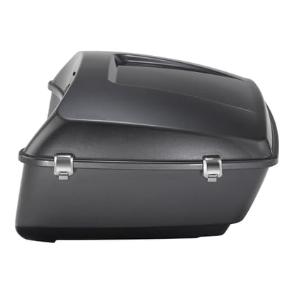 TCMT King Motorcycle Trunk Fit for Harley Touring 2014-2025 CVO Road King Road Glide Street Glide Electra Glide Ultra Limited Pack Gauntlet Gray Metallic - color: Gauntlet Gray Metallic(No Speaker Holes)