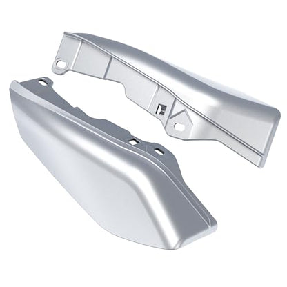 Mid Frame Air Deflectors Heat Shield Fit for Harley Touring 2009-2026 Baracuda Sliver - color: Baracuda Sliver