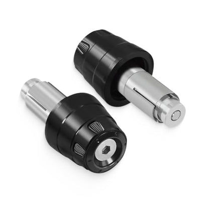 MFGZD Motorcycle Bar Ends Plug, CNC Handlebar Bar Grip Ends Plugs For Ninja500 Ninja650/1000 R7 R1 R6 450SR 675SR-R CBR650R CBR500RR CBR600RR CBR1000RR Z650 Z900 ZX10R ZX6R GSXR600 750 1000 GSX-8R ect - color: Black