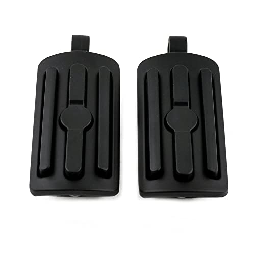 Motorcycle Foot Pegs Highway Pegs Male Foot Rests For Harley XL Sportster V Rod Hugger Custom 883 Softail Dyna Glide Bob Fat Boy (Matte Black) - color: Style 3#-Matte Black