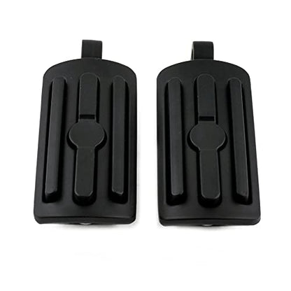 Motorcycle Foot Pegs Highway Pegs Male Foot Rests For Harley XL Sportster V Rod Hugger Custom 883 Softail Dyna Glide Bob Fat Boy (Matte Black) - color: Style 3#-Matte Black