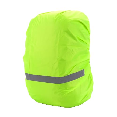Backpack Rain Cover Waterproof Backpack Cover Solid Color Reflective Night Cycling Rain Suitable for 18L-25L Small - color: Green08 S(18L-25L)