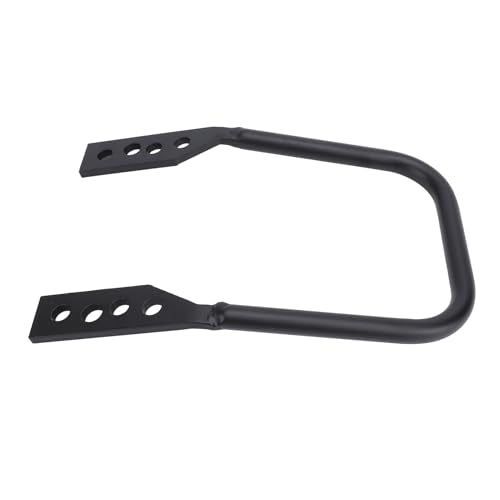 Motorcycle GPS Phone Navigation Bracket, 12mm Iron Tubing Construction Motorcycle GPS Navigation Mount Bracket, Front Bar Phone Holder with Adjustable Height Holes for