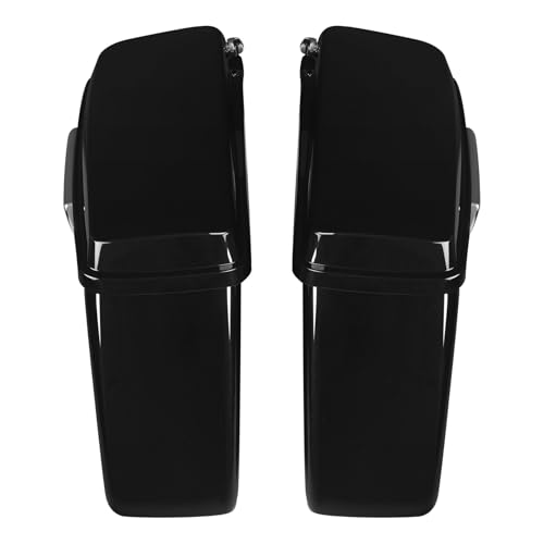 HR3 17RGU Black Quartz Hard Saddlebags Compatible with 2017 Road Glide Ultra FLTRU (Replace for OEM) Fit for 2014-2023 Harley Touring Models - color: Black Quartz 2017RGU