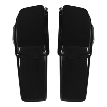 HR3 17RGU Black Quartz Hard Saddlebags Compatible with 2017 Road Glide Ultra FLTRU (Replace for OEM) Fit for 2014-2023 Harley Touring Models - color: Black Quartz 2017RGU