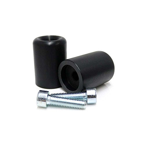 Shogun USA Made Kaw Ninja 250R 300R Ninja 400 Z400 500 Z500 Z900 ZX6R 650 ZX7R ZX9R Z1000 ZX10R ZX12R ZX14 ZX14R Ninja 1000 Black Bar Ends - Sliders - 725-1409