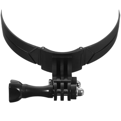 Happyyami Motorcycle Helmet Chin Mount Kit with Firm Camera Fixation and Abs Material, Universal Holder for Motorcycle Helmets and Other Devices, for Secure Action Camera Installation