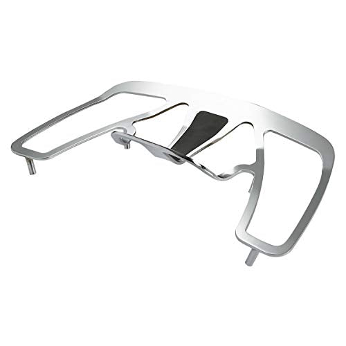 Green-L Rear Trunk Mounted Luggage Rack Fit for Honda 2001-2017 Goldwing GL1800 Motorcycle Chrome Tourbox Carrier - color: Style A
