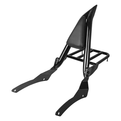 Detachable Passenger Backrest Sissy Bar with Luggage Rack Compatible with for 1998-2018 Yamaha Vstar 400 650 Dragstar 400 650 Classic Rear Sissy Bar Backrest - size: 1998-2018 Classic
