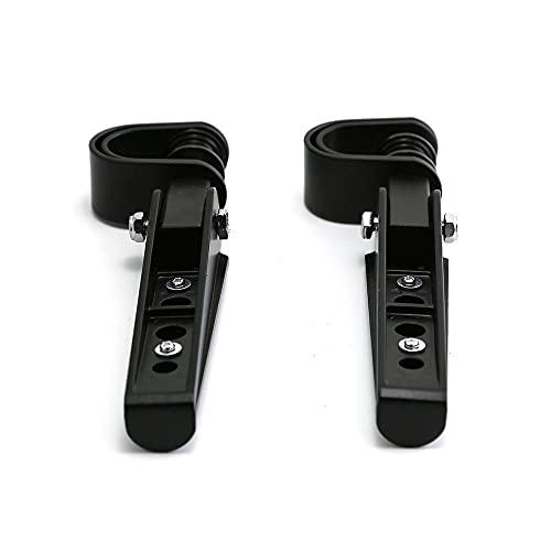 1”-1.25"(25mm-32mm) Universal Motorcycle Foldable Highway Antivibrate Engine Guard Crash Bars Foot Pegs for Harley Electra Glide Road King Street Glide (black) - color: black