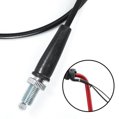 HOLATO 36'' Throttle Cable for SSR70 SSR110 SSR125 50cc 70cc 110cc 125cc Tao Tao DB14 DB24 DB27 Baja Dirt Runner DR70 DR90 DR125 Apollo RFZ XR50 XR70 Coolster Roketa Chinese Pit Dirt Bike Motor Black - color: Black