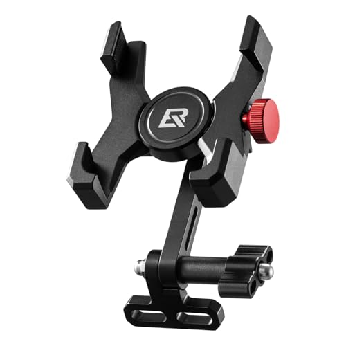 ROCKBROS Bike Phone Holder, Aluminum Bike Phone Mount Holder,Handlebar Mounted Cell Phone Holder for 4.7-7.1 Inch Phones (Stem Mount) - style: Stem Mount