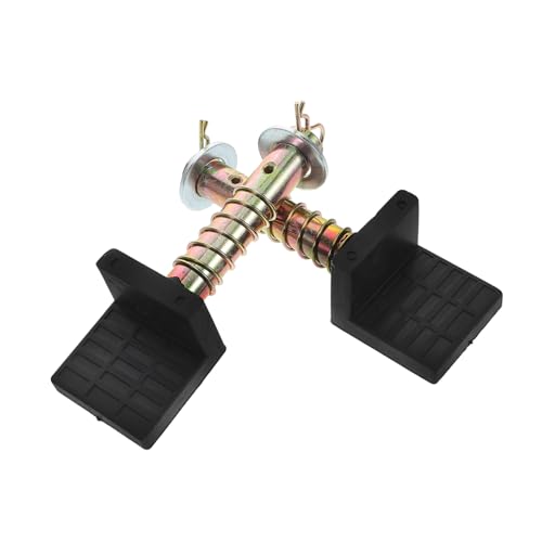 Luxshiny 2pcs Motorcycle Stand Spool Attachment Heavy Duty Rear Wheel Lifting Device Shaped Design for Quick Installation Compatible with Various Models