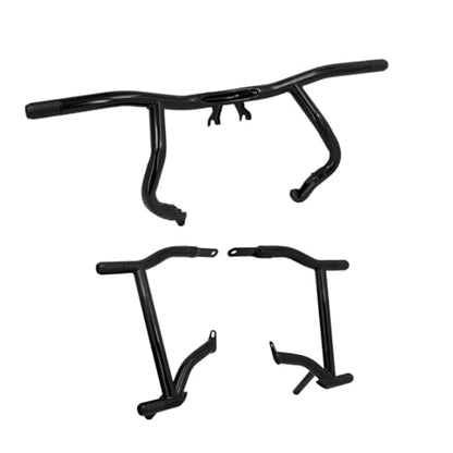Motorcycle Crash Bar Engine Guard Highway Crash Bar Fit for Harley Touring Street Glide Road Glide Road King Electra Glide Ultra (D-Engine Guard+Saddlebag Guard for 14-23 Touring) - size: D-Engine Guard+Saddlebag Guard For 14-23 Touring