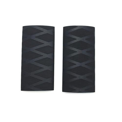 Universal Motorcycle Heat Shrink Sleeve Handlebar Covers Rubber Shrinkable Handlebar Grip Glove Non Slip Waterproof Handlebars Grips - color: Black handle