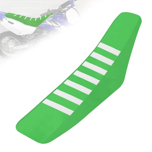Dirt Bike Seat Cover,Universal Motorcycle Cushion Grips Guard for Most Dirtbike Ebike Like KX KLX 60 85 100 110 125 140 150-Green - color: Green