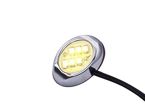 Oznium LED Modules (Round Chrome, Warm White LED) - color: Warm White LED, size: Round Chrome