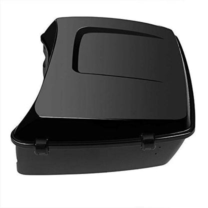 TCMT King Motorcycle Trunk Box Wrap Around Backrest Rear Speakers Fit for Harley 2014-2025 Touring CVO Road King Road Glide Street Glide Electra Glide Pack - color: Set F#3