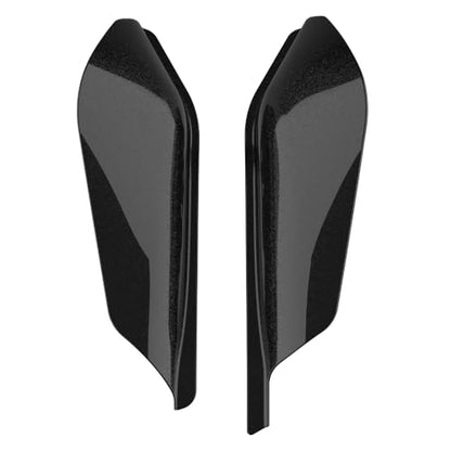 Advanblack 2025 Road Glide Mid Frame Air Deflectors Heat Shields Deflector for Harley Touring '09-'25 Harley RG, Street Glide, Road King (Hot Lap) - color: Hot Lap