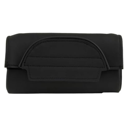 Milwaukee Leather SH62101 Black Double Strap PVC Motorcycle Tool Bag - One Size