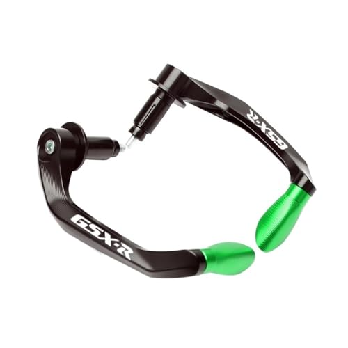 Handlebar Protector Motorcycle for SU&ZUKI GSXR 600 750 1000 K3 K4 K5 K6 K7 K8 Motocycle Handlebar Handle Grips Bar Ends Brake Clutch Levers Guard Protector - color: B green