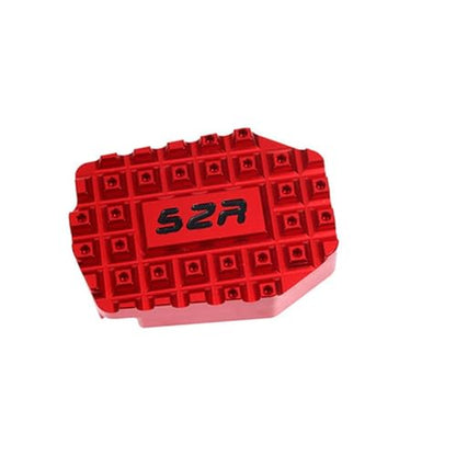 for Suzuki DL650 V-Strom DL 650 VSTROM Motorcycle Rear Foot Brake Lever Pedal Enlarge Extension Peg Pad Pegs Pedals Foots - color: Red