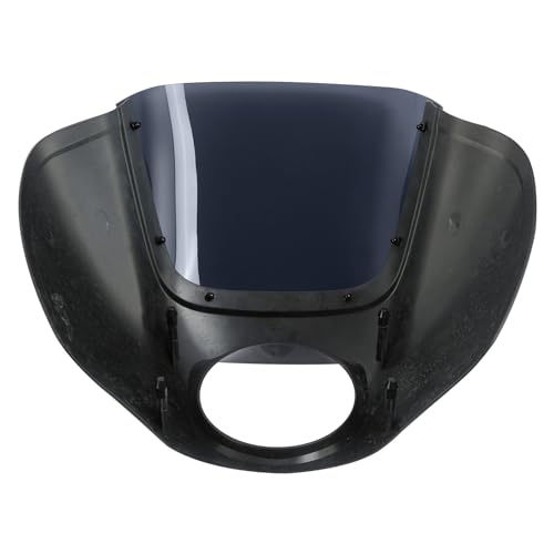 Front Headlight Quarter Fairing Windshield Fit For Harley Softail Low Rider FXLR S FXLRS 2018-2025 Street Bob FXBB FXBBS 2018-2025 Softail Standard FXST 2020-2024 Gunship Gray - color: Fairing Gunship Gray