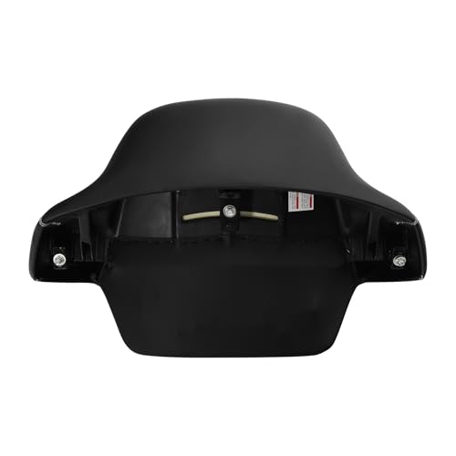 HR3 Wrap Around Backrest Pad for King Trunk Chopped Trunk Compatible with 2014-later Harley Touring Road King Road Glide Street Glide Electra Glide (Diamond White Stitches) - color: White Stitches