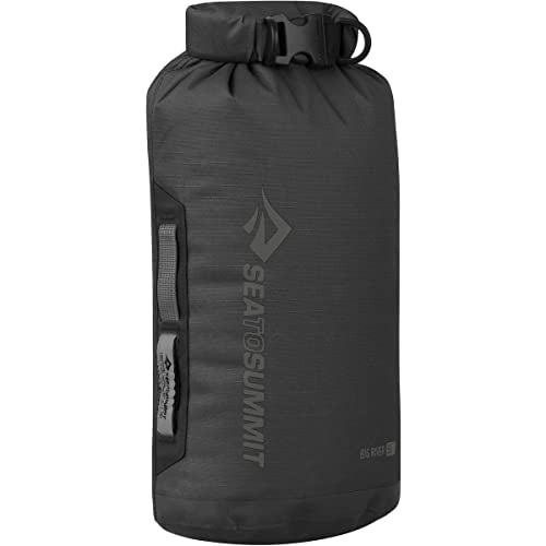 Sea to Summit Big River Dry Bag, Heavy-Duty Dry Storage, 65 Liter, Jet Black - color: Jet Black, style: 65 Liter