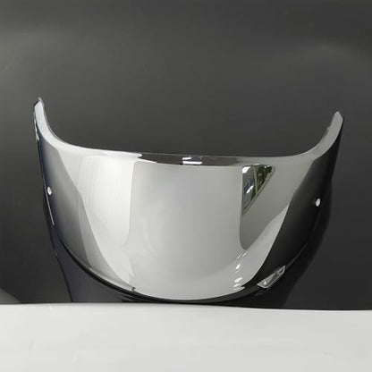 Neotec 2 Helmet Visor Replacement.CNS-3 Motorcycle Helmet Shield UV Protection Compatible with Neotec 2 (Silver+Anti Fog Film) - color: Anti Fog Film+silver