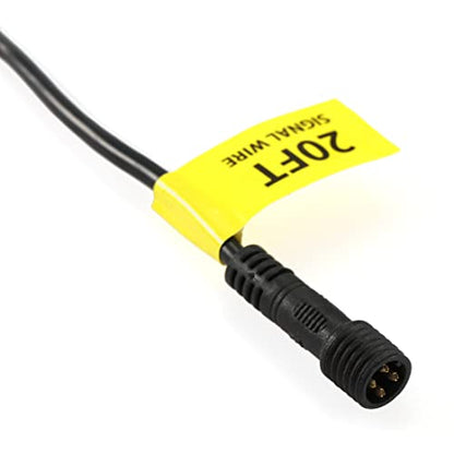 Auxbeam 20FT Switch Panel Extension Cable for Auxbeam Switch Panel BA80/GA80/RA60/RA80/RB80/RB120/RB80 XL/RA80XL/AC800/AC1200/AS-R40 R60 R80/AS-400 600 800/AR-800 600 820, NOT for BB80/GB80/BC60/GC60 - style: For 8 Gang Switch Panel (NOT for BB80, GB80, B