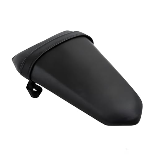 Rear Passenger Pillion Seat Compatible with Yamaha YZF R1 2015-2024, YZF R6 2017-2024, R1S 2016-2018 - Black Motorcycle Tandem Cushion Pad Replacement - size: Yamaha R1 15-22