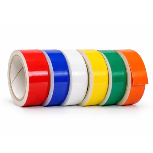 WOD Engineering Grade Retro Reflective Tape Rainbow Pack, 1/2 inch Wide x 30 ft. Outdoor Waterproof Safety Reflector for Autos, Bikes, Camper, Boat Striping, and Traffic Signage Marking - color: Rainbow, size: 1/2 Inch