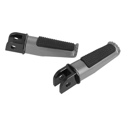 Motorcycle Footpegs Front Passenger Foot Pegs Replacement for BKING DL250 SV650 GSR600 GSR750 GSXR1000 GSXR600 GSXS1000/GT V Strom DL650 DL1000 DL650XT DL1000XT Foot Rests Pedal (titanium) - color: titanium