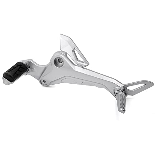 Minho Motorcycle Left Side Footpegs Pedal Footrest Assembly Fit for Honda Grom Msx125 SF 2016-2020 Parts - size: Silver Left