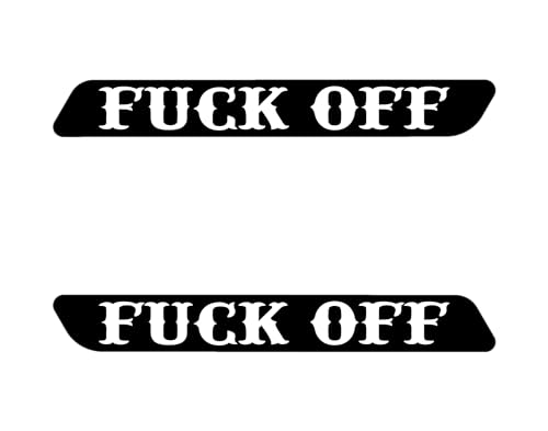 Kustom Cycle Parts Fuck Off Saddlebag Inserts! Sold in pairs. Fits Harley Davidson Touring Models. Street Glides Road Glides Road King Ultra Eletra Glide. Made in USA (2013 and Older Touring) - style: 2013 and Older Touring