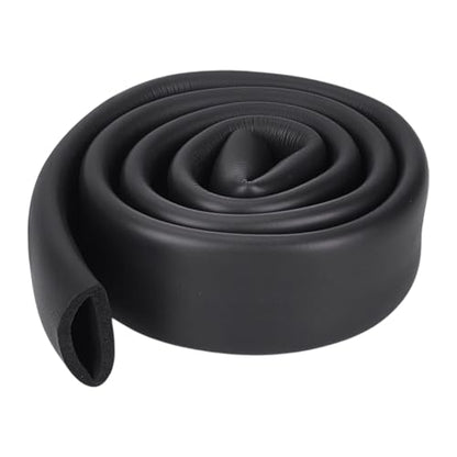 AHANDMAKER Foam Tubing for Handle Grip Support, Synthetic Rubber Handlebar Cover Grip 1.3 Inch OD 1 Inch ID 43.3 Inch Long Comfortable Non-Slip Handle Grips for Fitness Equipment Bicycle, Black