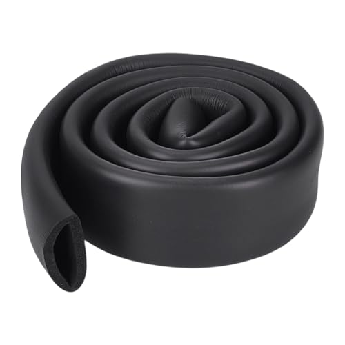 AHANDMAKER Foam Tubing for Handle Grip Support, Synthetic Rubber Handlebar Cover Grip 1.3 Inch OD 1 Inch ID 43.3 Inch Long Comfortable Non-Slip Handle Grips for Fitness Equipment Bicycle, Black