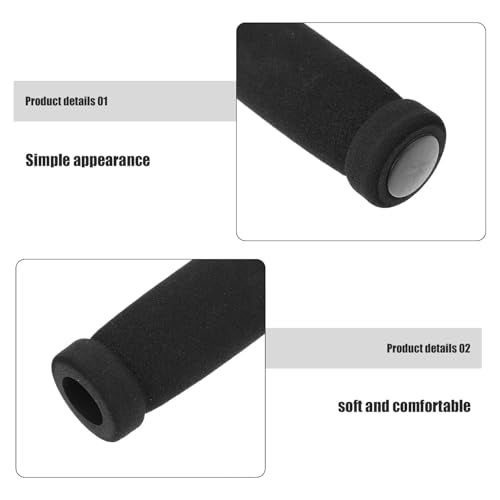 Alipis Mountain Bike Handlebar Grips Bicycle Handlebar Sleeves Nbr Rubber Foam 4pcs Set Non-Slip Protector for Cycling Fitness and Motorcycle Use