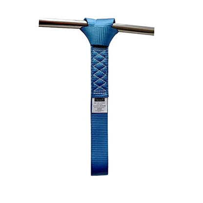 Heavy Duty Soft Loop Tie Down Straps (4PK) 1.5 inches 18 inches 10,000 LBS Breaking Strength Soft tie downs for Motorcycle, ATV, UTV, Bicycle and Trailer - color: blue