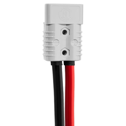 Spartan Power 1/0 AWG 12 Foot Battery Cable Quick Connector SP175A and 3/8" Ring Terminal - color: 12 Foot, size: 1/0 AWG