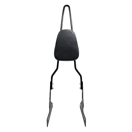 Motorcycle Detachable Pad Passenger Backrest Sissy Bar for 2006-2016 Harley Davidson Dyna FLD Street Bob FXDB FXD Wide Glide Super Glide Custom FXDC Low Rider FXDL Black - color: Black