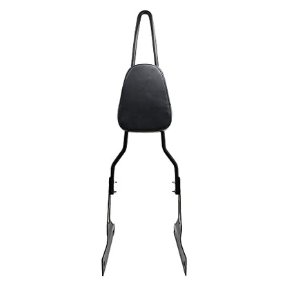 Motorcycle Detachable Pad Passenger Backrest Sissy Bar for 2006-2016 Harley Davidson Dyna FLD Street Bob FXDB FXD Wide Glide Super Glide Custom FXDC Low Rider FXDL Black - color: Black