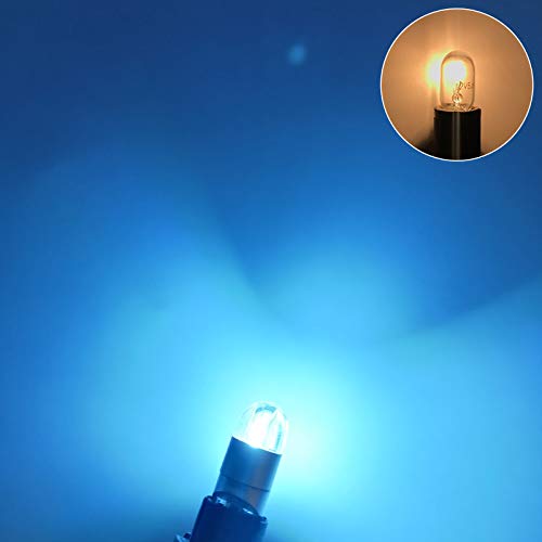 194 LED Car Bulb Ice Blue 3030 Chipset 2SMD T10 194 168 W5W LED Wedge Light Bulb 1.5W 12V License Plate Light Courtesy Step LightTrunk Lamp Clearance Lights (12pcs/pack)… - color: Ice Blue