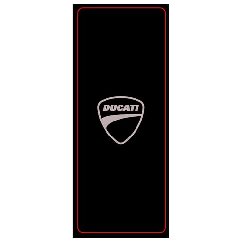 Motorcycle Garage Mat for Ducati – Fits Panigale, Superleggera, Streetfighter, Diavel, Panigale V4 2025 & V4S 2025 | Motorbike Display & Parking Mat | Non-Slip Garage Floor Protector for Ducati models