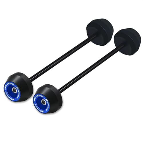 Motorcycle Wheel Protector for BMW S1000 RR S1000RR 2009 2010 2011 2012 2013-2018 Motorcycle Accessories Front Rear Wheel Axle Fork Crash Slider(Blue) - color: Blue