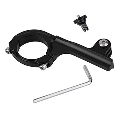 Aluminum Bike Bicycle Motorcycle Handlebar Mount Adapter Compatible with Gopro Hero 11/10/9/8/7/6/5/4/AKASO Brave 4/5/6 Plus/7 le/v50/EK7000/Exprotrek/Dragon Touch/WOLFANG Action Camera